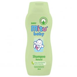 Mitu Baby Shampoo Natural Aloe Vera, Kemiri & Urang Aring 200ml