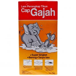 Cap Gajah Lem Perangkap Tikus 75Gr