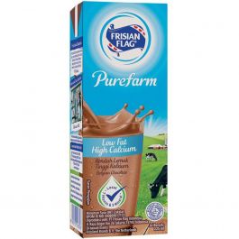 Frisian Flag Susu UHT Low Fat High Calcium Belgian Chocolate 225 ml