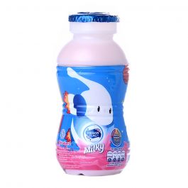 Frisian Flag Susu UHT Milky Strawberry Botol 180 ml