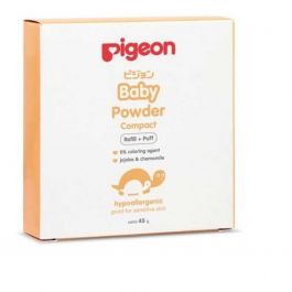 Pigeon Baby Powder Compact For Sensitive Skin Refill 45gr