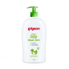 Pigeon Baby Wash 2in1 Hair & Body Pump 700ml