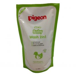 Pigeon Baby Wash 2in1 Hair & Body Pouch 350ml