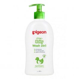 Pigeon Baby Wash 2in1 Hair & Body Pump 400ml