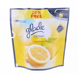 Glade Pengharum Mobil Car Fresh Lemon Refill 70 g