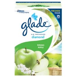 Glade Pengharum Mobil Diamond Spring Apple Refill 80 ml