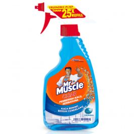 Mr.Muscle Clear Glass Pump 500ml - Blue