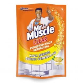 Mr.Muscle Clear Glass Pouch 400ml - Lemon