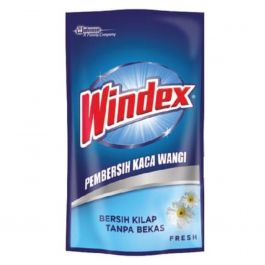 Windex Pembersih Kaca Fresh Pouch 400 ml