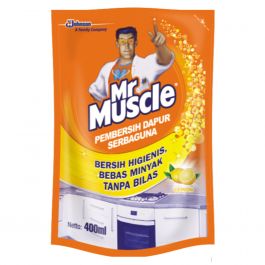 Mr.Muscle Kitchen Pouch 400ml - Lemon