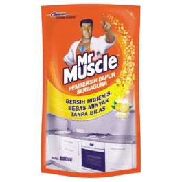 Mr.Muscle Kitchen Pouch 800ml - Lemon