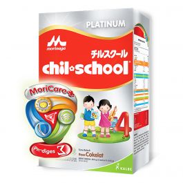 Morinaga Chil School Platinum 4 (3-12 Tahun) Rasa Cokelat 800g