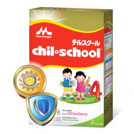 Morinaga Chil School 4 (3-12 Tahun) Rasa Strawberry 400g