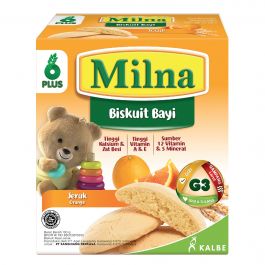 Milna Biskuit Bayi 6+ Bulan (6-12 Bulan) Jeruk 130g