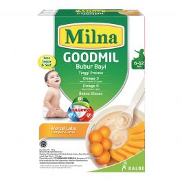 Milna Goodmil Bubur Bayi 6+ Bulan (6-12 Bulan) Beras Merah Pisang 120g