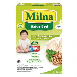 Milna Bubur Bayi 6+ Bulan Sup Daging Brokoli 120g