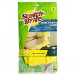 3M Scotch Brite ID-85 Multi-Purpose Gloves Fresh Lemon Scent 1S