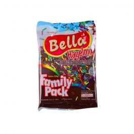 Bella Hagelmix Chocolate Compound Rice Mix Family Pack 225gr