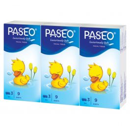 PASEO Luxuriously Soft Facial Tissue 6x9 s