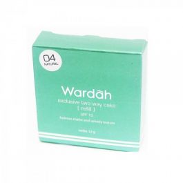 Wardah Exclusive Two Way Cake SPF 15 Refill 14 g |Natural