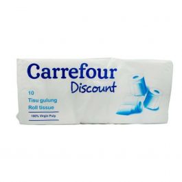 Carrefour Discount Toilet Tissue Roll 10 s