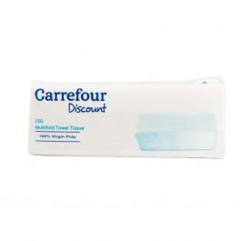 Carrefour Discount Toilet Towel Multifold 150 s