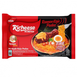 Richeese Mie Ramen Keju Pedas Level 5 67 gr