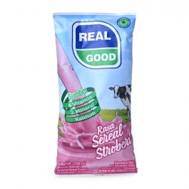 Real Good Susu UHT Rasa Sereal Strawberry 150 ml