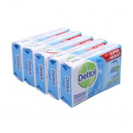 Dettol Sabun Batang Anti Bakteri Cool  70Gr X5