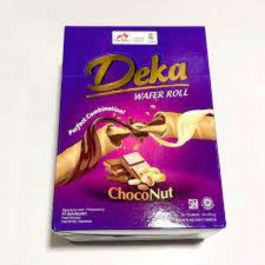 Dua Kelinci Deka Wafer Roll Choco Nut 24 X 8.5Gr