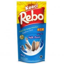 Rebo Kuaci Biji Bunga Matahari Milk Flavor 70gr