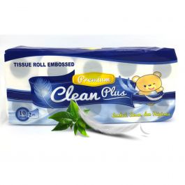 Clean Plus Premium Tissue Roll Embossed 10 s