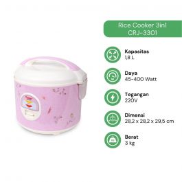 COSMOS RICE COOKER 2L CRJ-3301