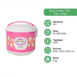 COSMOS RICE COOKER 2L CRJ-3306