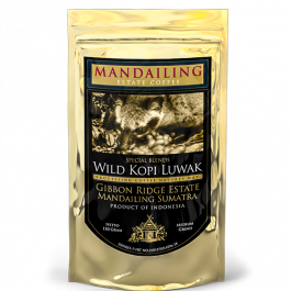 Mandailing Coffee Special Blends Wild Kopi Luwak Medium Grind 150g