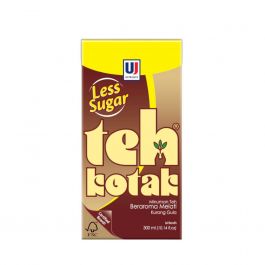 Teh Kotak Ultra Jaya Less Sugar 300ml