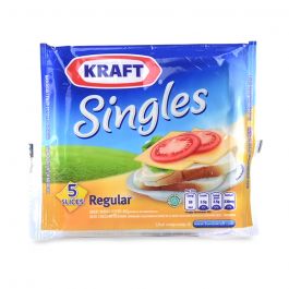 Kraft Singles Keju Slices High Calcium 5 s