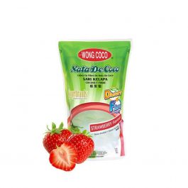 Wong Coco Nata de Coco Strawberry 360 g