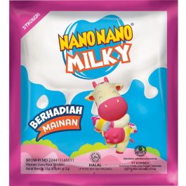 Nano Nano Milky Stroberi 12gr