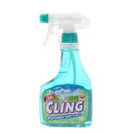 Cling Glass Cleaner Apple Botol 440Ml