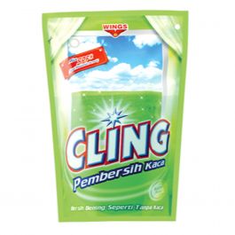 Cling Glass Cleaner Apple Fresh Refill 400 ml