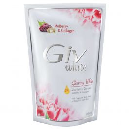 Giv White Sabun Mandi Glowing White Mulberry & Collagen 250ml