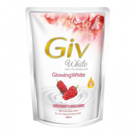 Giv White Sabun Mandi 450 ml |Glowing White Mulberry & Collagen