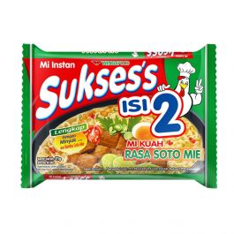 Sukses's Isi 2 Mie Kuah Rasa Soto 111gr