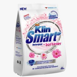 Wings Soklin Smart Detergent + Softener 725Gr