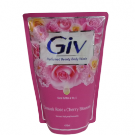 Giv Beauty Body Wash Damask Rose & Cherry Blossom 400ml