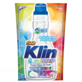 Wings SoKlin Deterjen Cair Konsentrat White & Bright 750ml