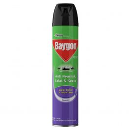 Baygon Anti Nyamuk, Lalat & Kecoa Lavender 750Ml