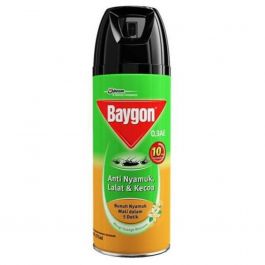Baygon Anti Nyamuk & Lalat Natural Orange 275Ml