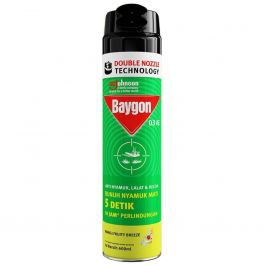 Baygon Anti Nyamuk, Lalat & Kecoa Wangi Fruity Breeze 600Ml